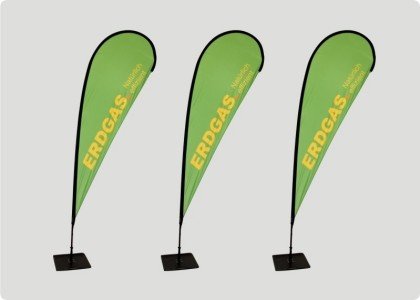 Erdgas-Flying Banner  