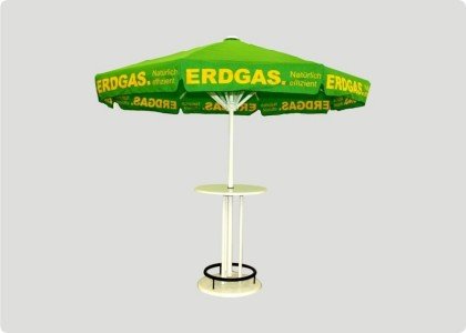 Erdgas-Sonnenschirme  