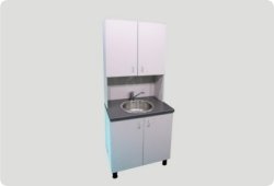 Pantryelement mit Sp&uuml;le 